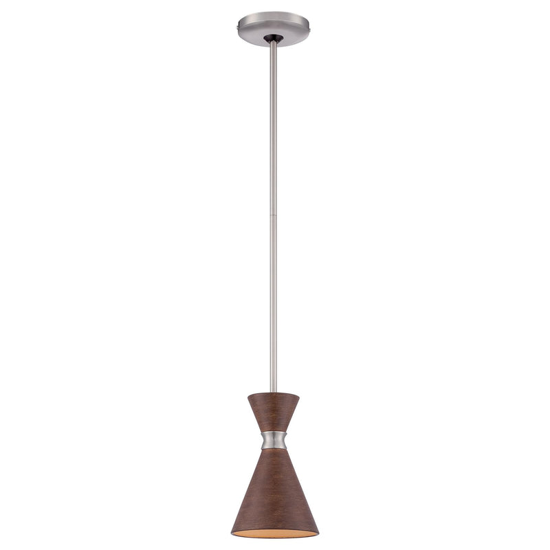George Kovacs P1821-651 Conic Distressed Koa Mini Pendant