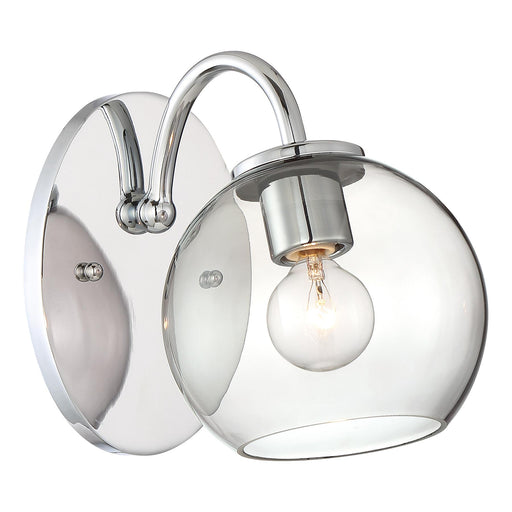 George Kovacs P1841-077 Exposed Chrome Bathroom Vanity Light