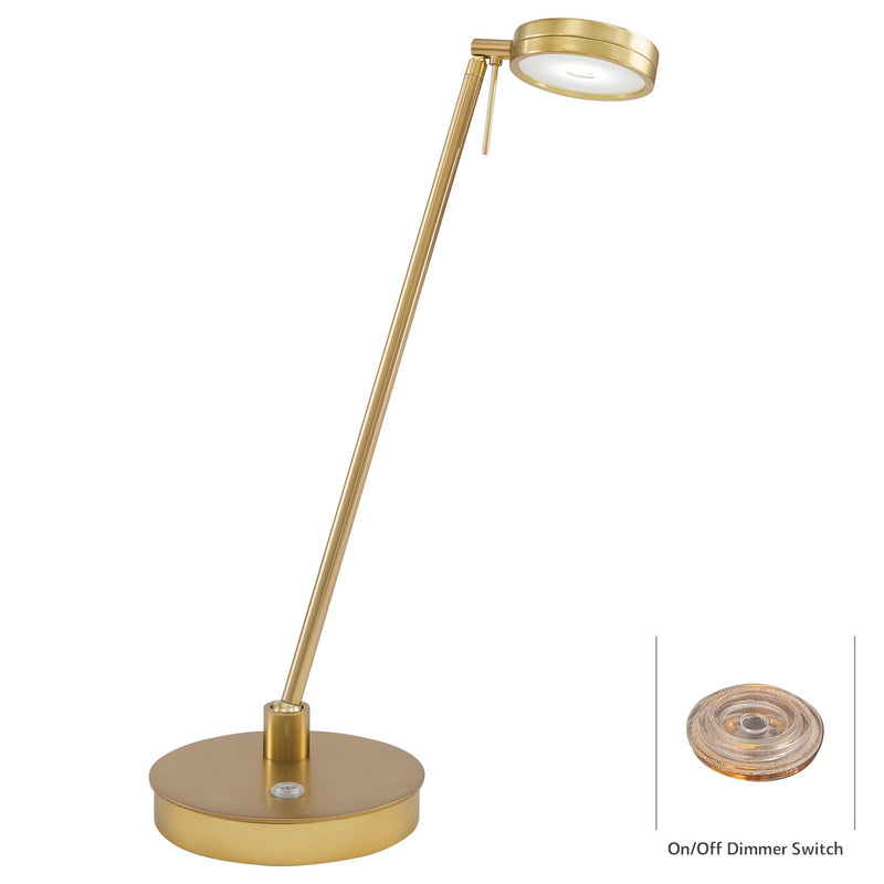 George Kovacs P4306-248 George's Reading Room Honey Gold LED Table Lamp