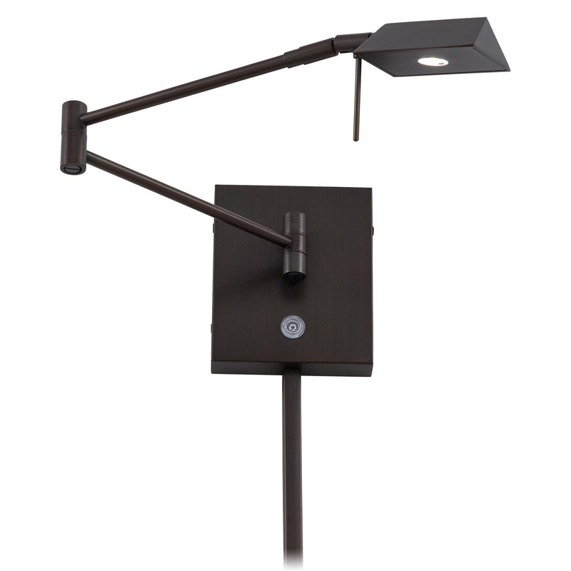 George Kovacs P4318-647 George's Reading Room Copper Bronze Patina LED Swing Arm Wall Lamp