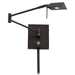 George Kovacs P4318-647 George's Reading Room Copper Bronze Patina LED Swing Arm Wall Lamp
