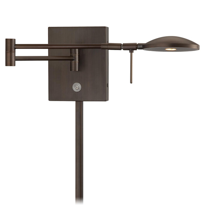 George Kovacs P4338-647 George's Reading Room Copper Bronze Patina LED Swing Arm Wall Lamp