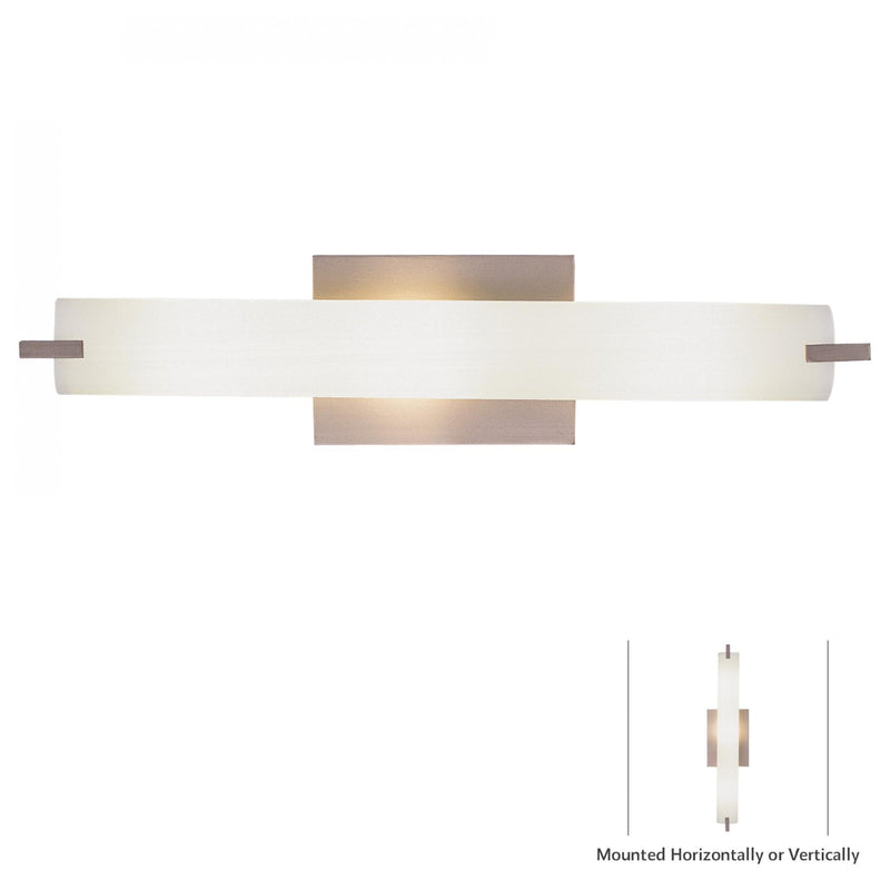 George Kovacs P5044-084 Tube Brushed Nickel Wall Light Sconce