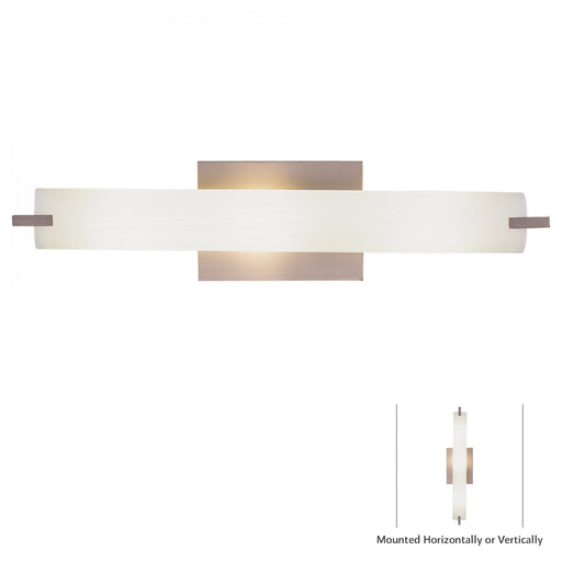 George Kovacs P5044-084 Tube Brushed Nickel Wall Light Sconce