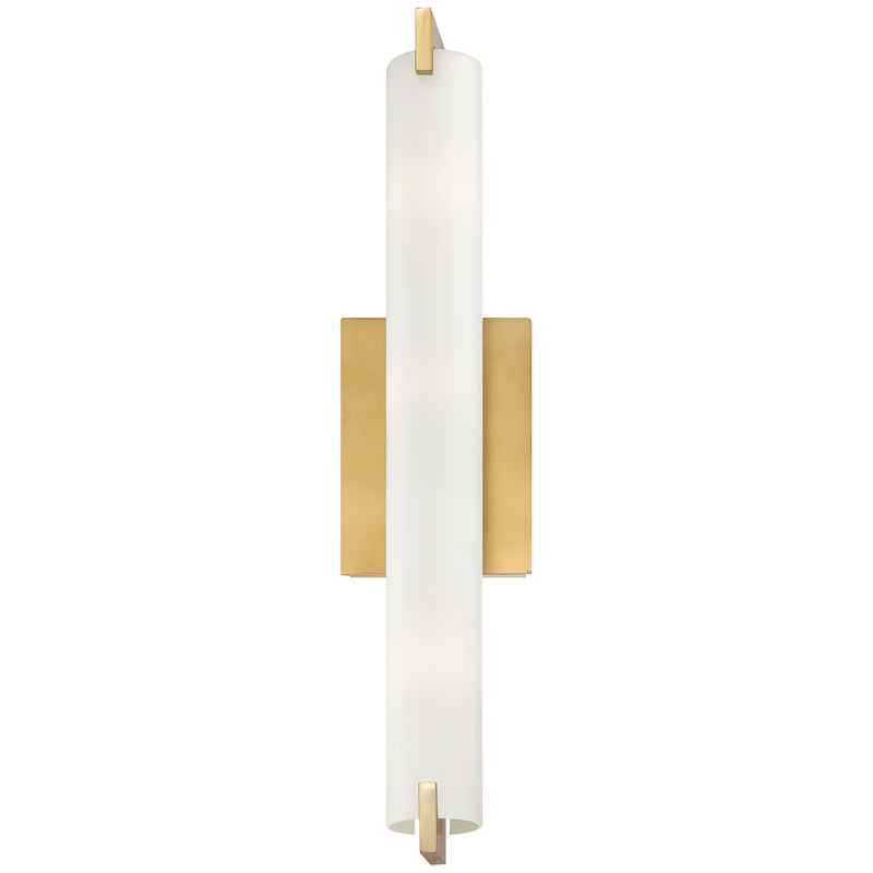 George Kovacs P5044-248-L Tube Honey Gold LED Wall Light Sconce