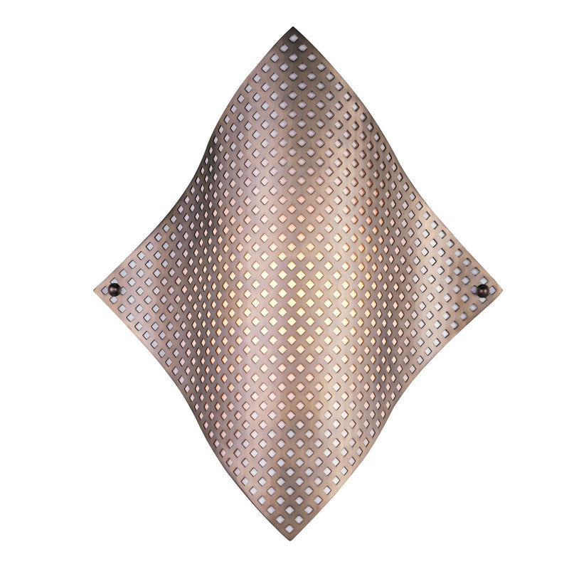 George Kovacs P5770-084 Grid Brushed Nickel Wall Light Sconce