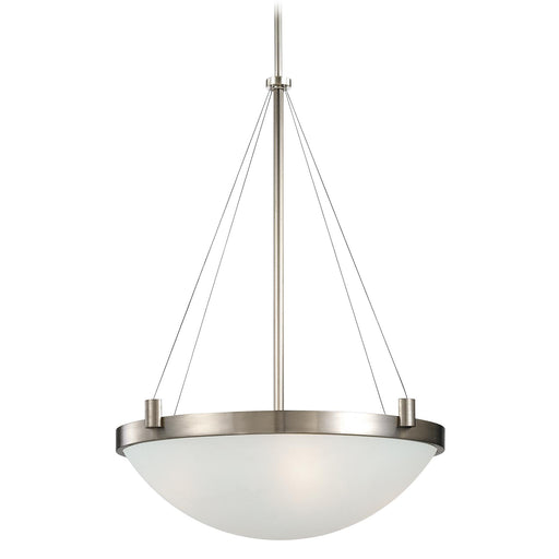 George Kovacs P592-084 Suspended Brushed Nickel Pendant Light