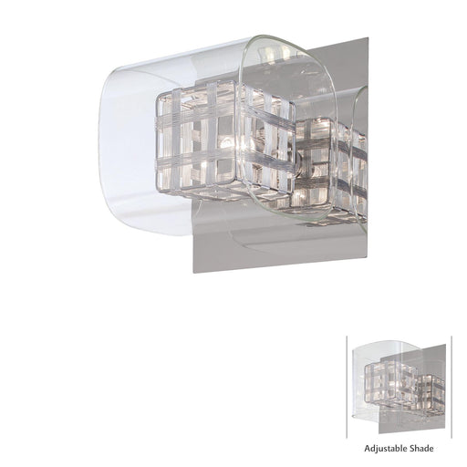 George Kovacs P800-077 Jewel Box Chrome Bathroom Vanity Light