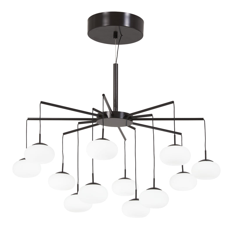 George Kovacs P8238-671-L George's Web Bronze w/ Gold Dust LED Chandelier