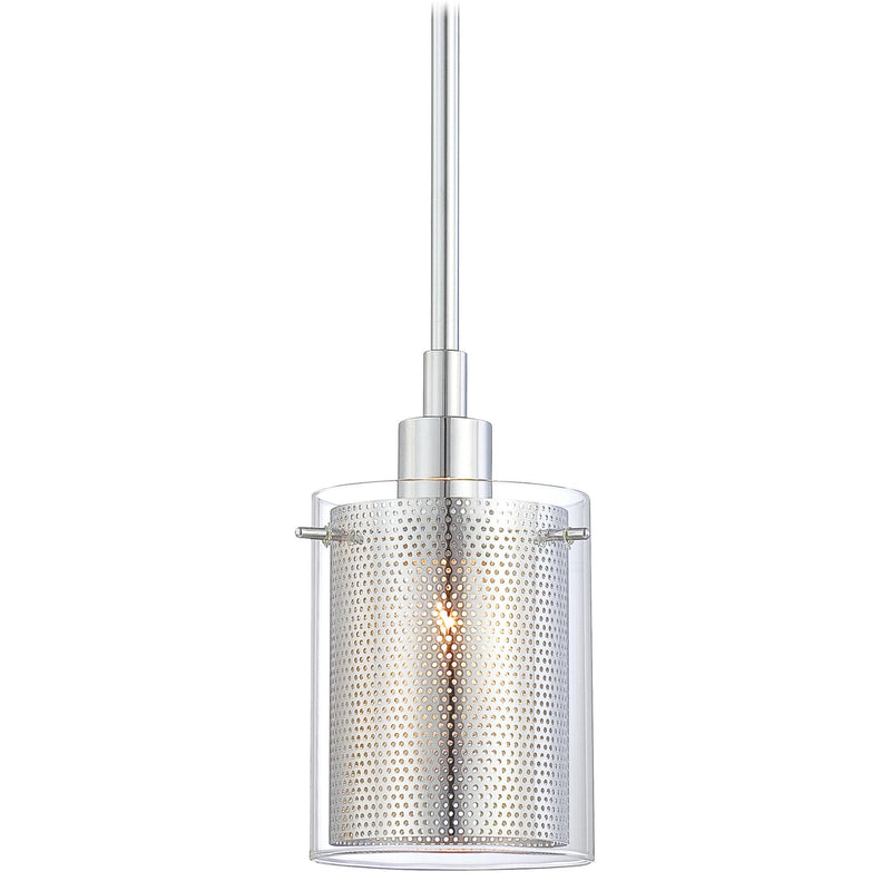 George Kovacs P960-077 Grid Chrome Mini Pendant