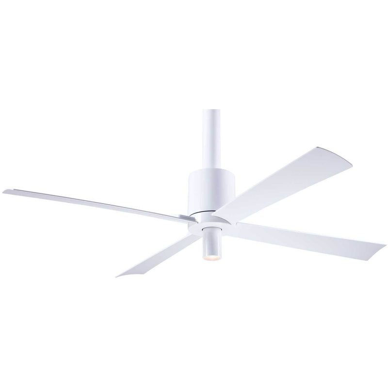 Modern Fan Company Pensi DC Gloss White 52" Ceiling Fan with Wall Control