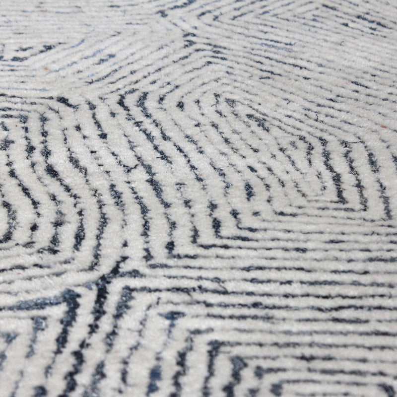 Uttermost 73067-8 Maze Blue 8 X 10 Rug