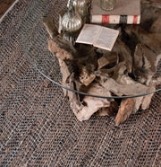 Uttermost 71001-8 Tobais 8 X 10 Rescued Leather & Hemp Rug