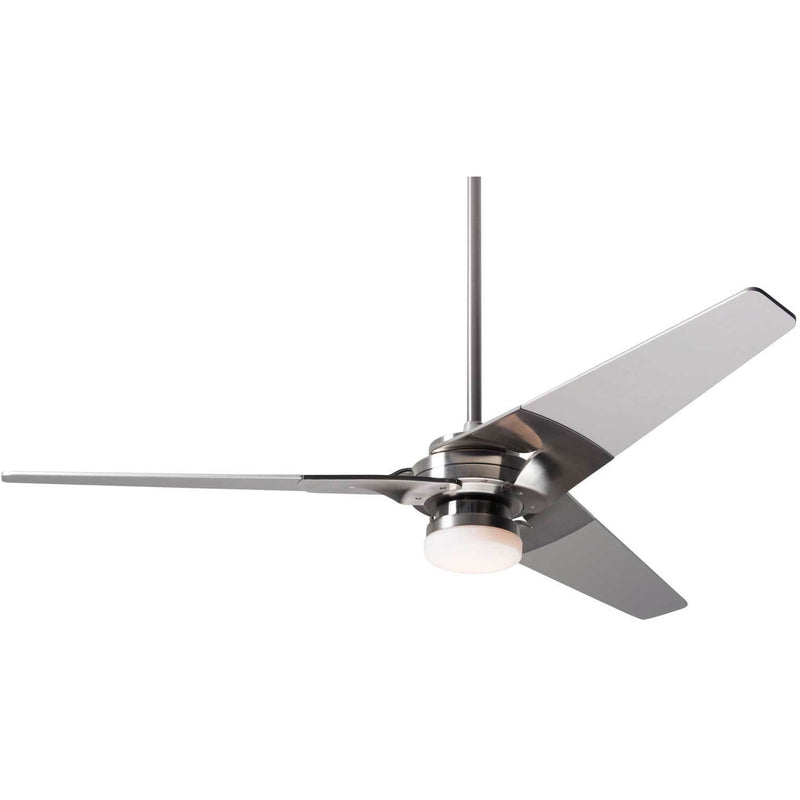 Modern Fan Company Torsion Bright Nickel 52" Ceiling Fan with Wall Control