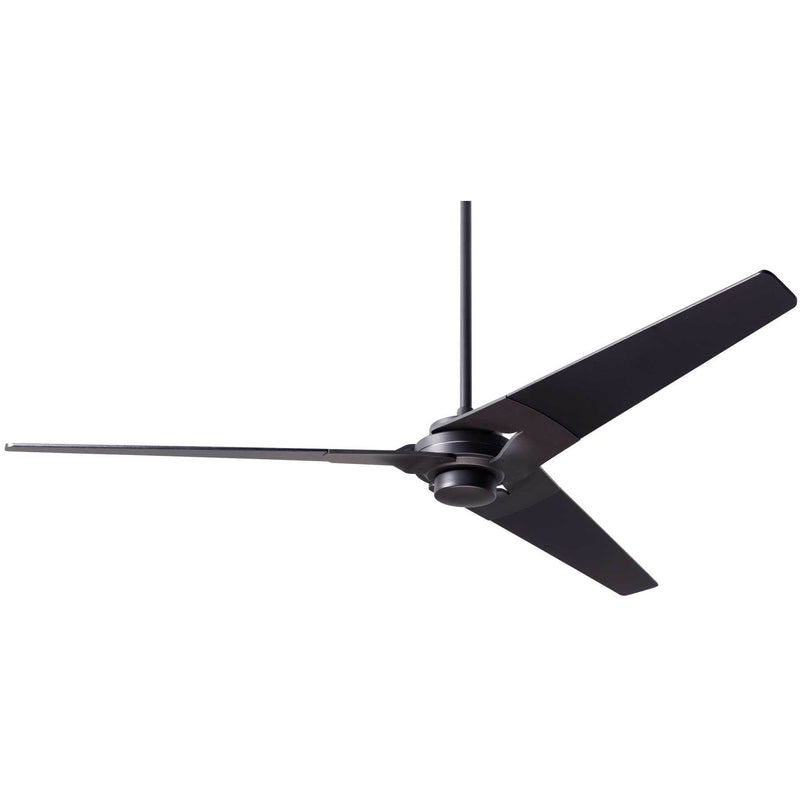 Modern Fan Company Torsion Dark Bronze 62" Ceiling Fan with Black Blades - ALCOVE LIGHTING