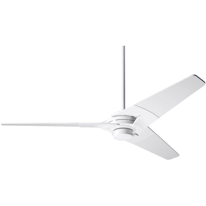 Modern Fan Company Torsion Gloss White 52" Ceiling Fan with Remote Control