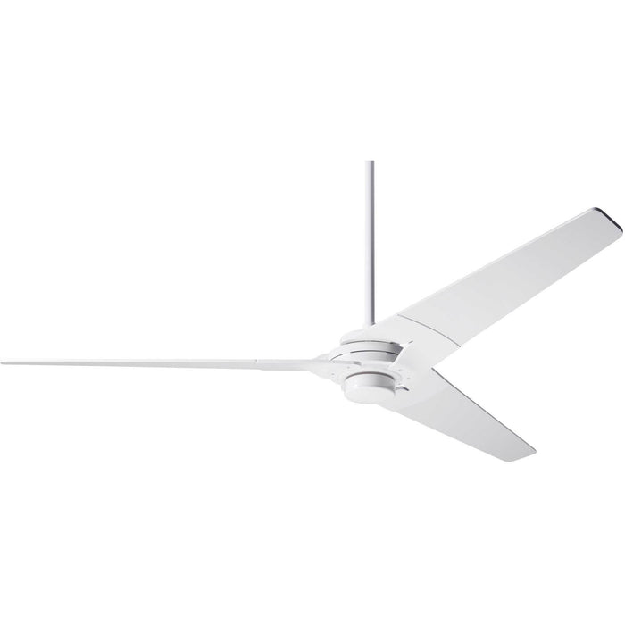 Modern Fan Company Torsion Gloss White 62" Ceiling Fan with Wall Control