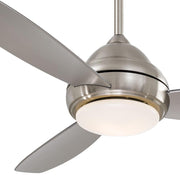 Minka Aire Concept I 52 in. LED Indoor Brushed Nickel Ceiling Fan with Remote - ALCOVE LIGHTING