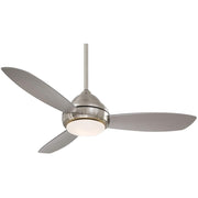 Minka Aire Concept I 52 in. LED Indoor Brushed Nickel Ceiling Fan with Remote - ALCOVE LIGHTING