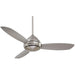 Minka Aire Concept I 52 in. LED Indoor Brushed Nickel Ceiling Fan with Remote - ALCOVE LIGHTING