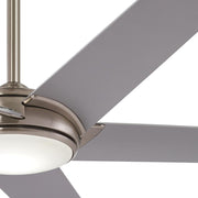 Minka Aire Raptor 60 in. LED Indoor Brushed Nickel Ceiling Fan with Remote - ALCOVE LIGHTING