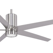 Minka Aire Symbio 56 in. LED Indoor Brushed Nickel Ceiling Fan with Remote - ALCOVE LIGHTING