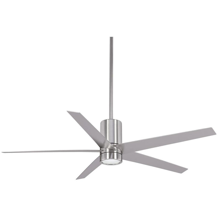 Minka Aire Symbio 56 in. LED Indoor Brushed Nickel Ceiling Fan with Remote - ALCOVE LIGHTING