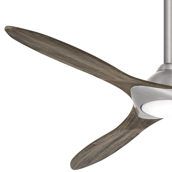 Minka Aire Sleek 60 in. LED Indoor Brushed Nickel Smart Ceiling Fan with Remote