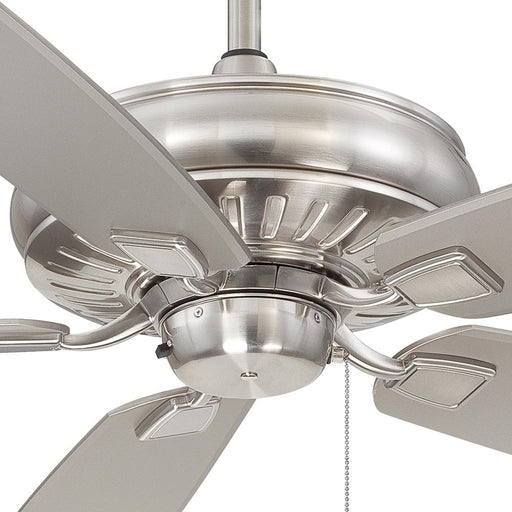 Minka Aire Sunseeker 60 in. Indoor/Outdoor Brushed Nickel Wet Ceiling Fan - ALCOVE LIGHTING
