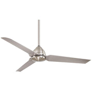 Minka Aire Java 54 in. Indoor/Outdoor Brushed Nickel Wet Ceiling Fan with Remote - ALCOVE LIGHTING