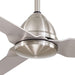 Minka Aire Java 54 in. Indoor/Outdoor Brushed Nickel Wet Ceiling Fan with Remote - ALCOVE LIGHTING