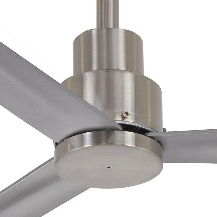 Minka Aire F787-BNW Simple 52 in. Indoor/Outdoor Brushed Nickel Wet Ceiling Fan
