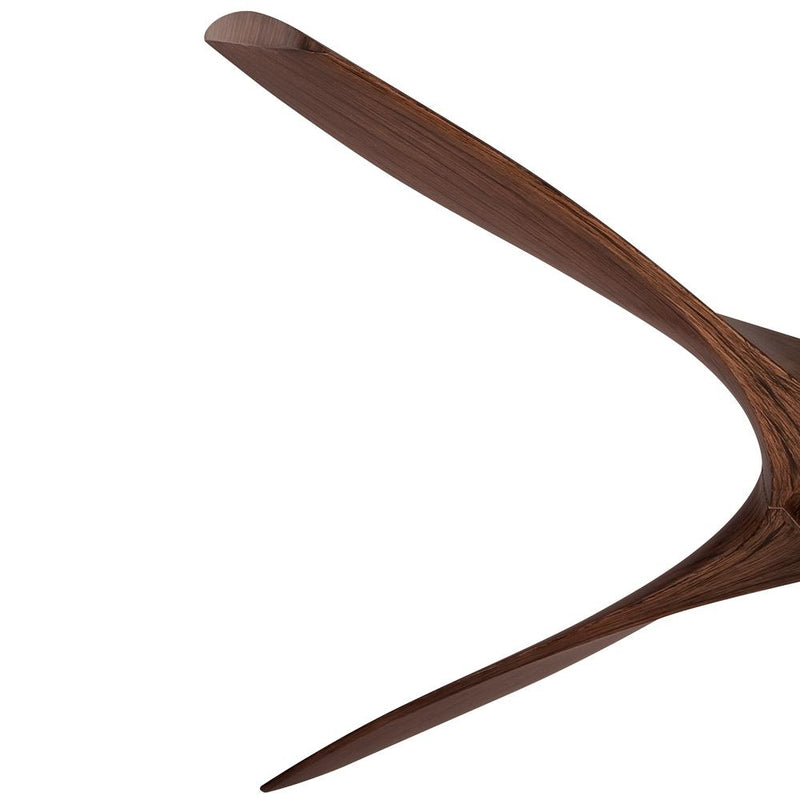 Minka Aire Aviation 60 in. Indoor Brushed Nickel and Medium Maple Ceiling Fan - ALCOVE LIGHTING