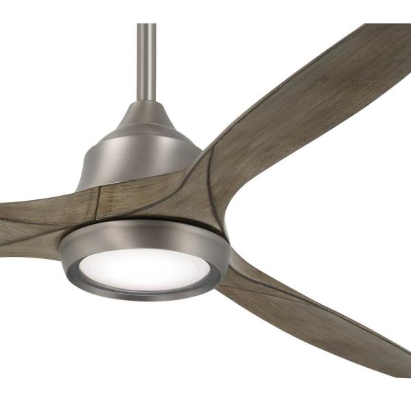 Minka Aire Skyhawk 60 in. Indoor Burnished Nickel LED Ceiling Fan