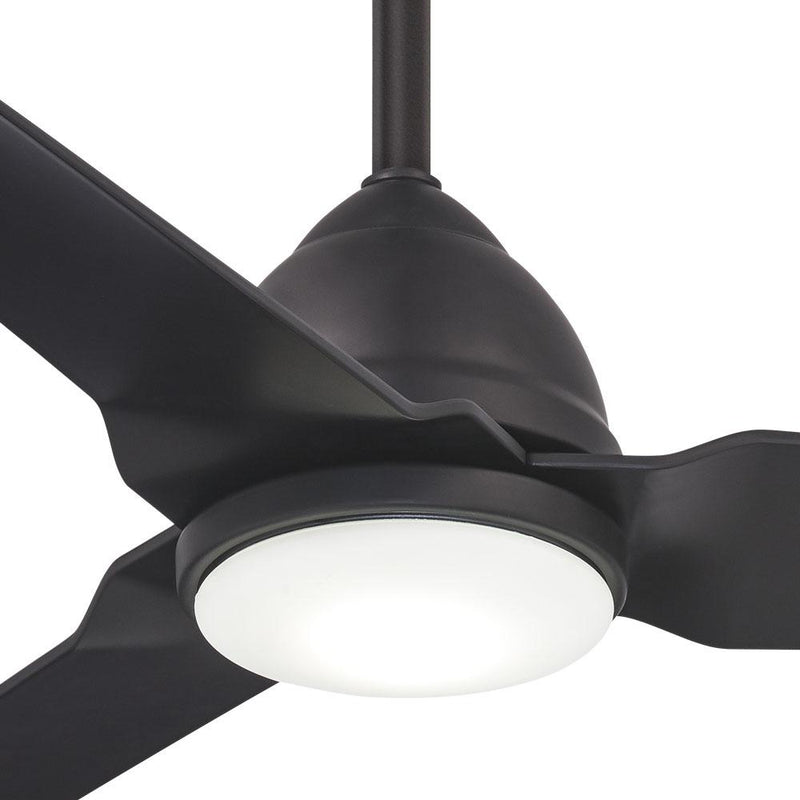 Minka Aire Java 54 in. LED Indoor/Outdoor Coal Ceiling Fan with Remote