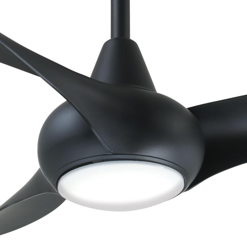 Minka Aire F844-CL Light Wave 52 in. LED Indoor Coal Ceiling Fan with Remote