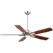 Minka Aire F1000-BN Dyno Brushed Nickel 52" Ceiling Fan with Remote Control - ALCOVE LIGHTING