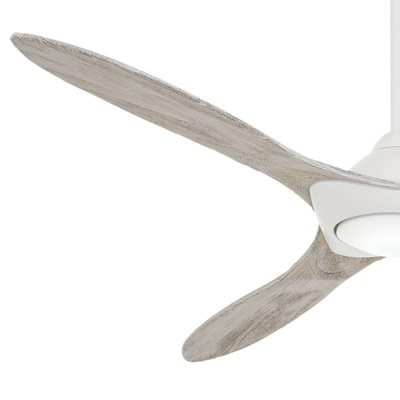 Minka Aire Sleek 60 in. LED Indoor Flat White Smart Ceiling Fan with Remote
