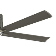 Minka Aire Clean 60 in. LED Indoor Grey Iron with Brushed Nickel Ceiling Fan - ALCOVE LIGHTING