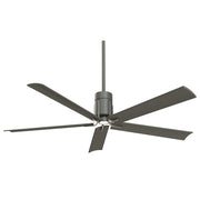 Minka Aire Clean 60 in. LED Indoor Grey Iron with Brushed Nickel Ceiling Fan - ALCOVE LIGHTING