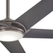 Minka Aire Raptor 60 in. LED Indoor Gun Metal Ceiling Fan with Remote - ALCOVE LIGHTING