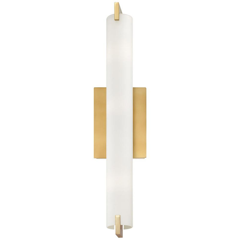 George Kovacs P5044-248 Tube Honey Gold Wall Light Sconce