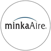 Minka Aire Symbio 56 in. LED Indoor Nickel Ceiling Fan with Walnut Blades - ALCOVE LIGHTING