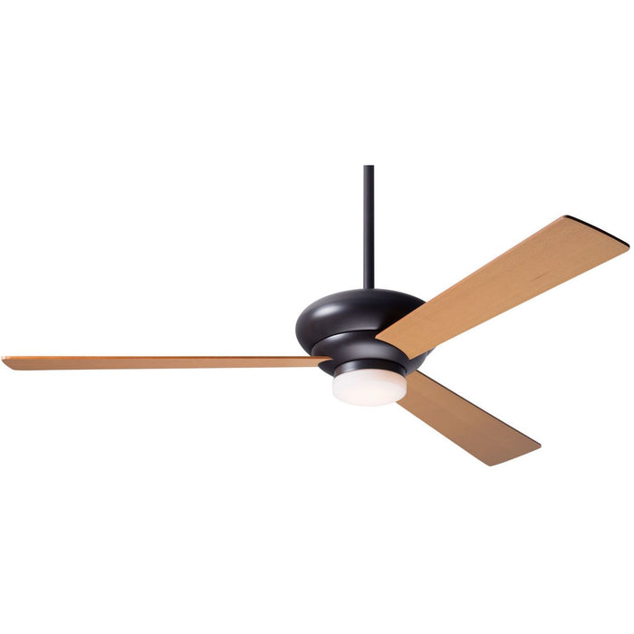Modern Fan Altus Dark Bronze 52" Ceiling Fan with Maple Blades and Remote Control - ALCOVE LIGHTING