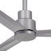 Minka Aire Simple 52 in. Indoor/Outdoor Silver Ceiling Fan with Remote Control - ALCOVE LIGHTING