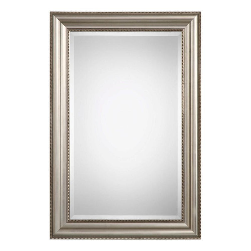 Spinner Gemma Champagne Silver Leaf Wall Mirror