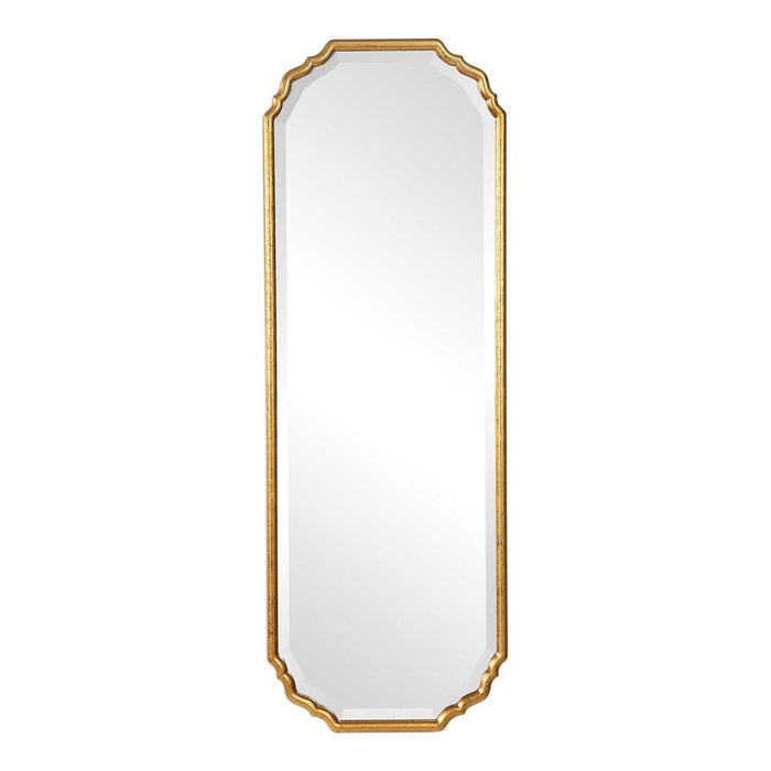 Varna Metallic Gold Leaf Mirror