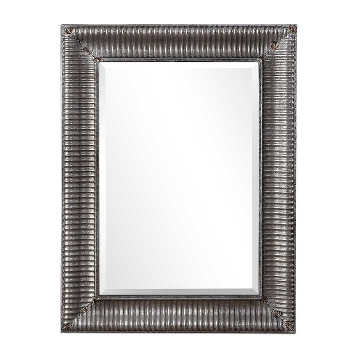 Cabrillo Raw Galvanized Metal Mirror