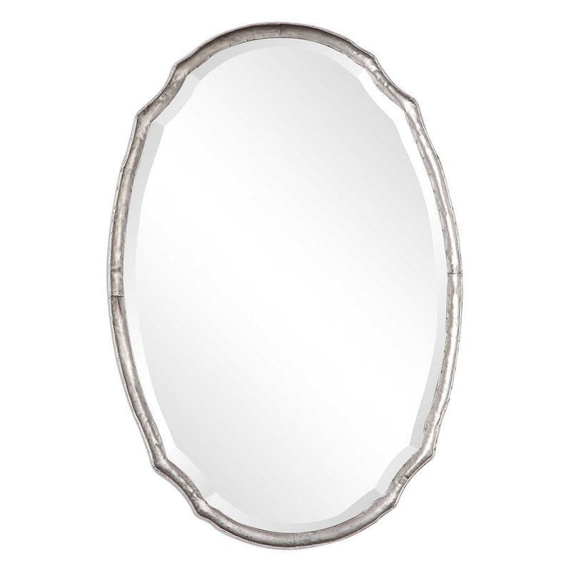 Fields Hammered Silver Mirror