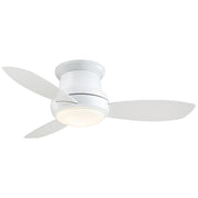Minka Aire Concept II 44 in. LED Indoor White Flush Mount Ceiling Fan - ALCOVE LIGHTING